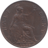 1901 HALFPENNY ( VF ) - Halfpenny - Cambridgeshire Coins
