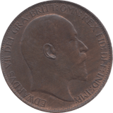1901 HALFPENNY ( VF ) - Halfpenny - Cambridgeshire Coins