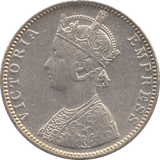 1901 INDIA SILVER ONE RUPEE - WORLD SILVER COINS - Cambridgeshire Coins