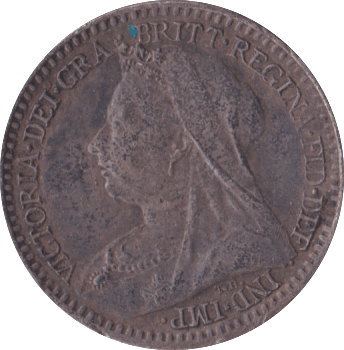 1901 MAUNDY ONE PENNY ( UNC ) - Maundy Coins - Cambridgeshire Coins