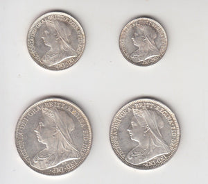 1901 MAUNDY SET VICTORIA - Maundy Set - Cambridgeshire Coins