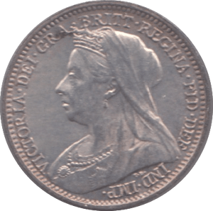 1901 MAUNDY THREEPENCE ( AUNC ) - Maundy Coins - Cambridgeshire Coins