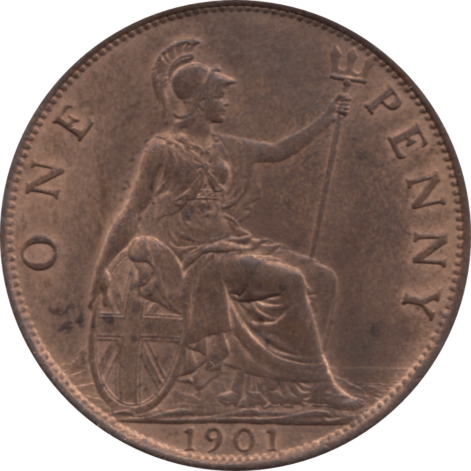1901 PENNY 1 ( AUNC ) 22 - Penny - Cambridgeshire Coins