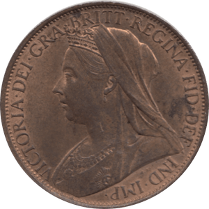 1901 PENNY 1 ( AUNC ) 22 - Penny - Cambridgeshire Coins
