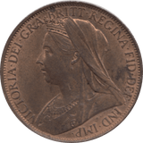 1901 PENNY 1 ( AUNC ) 22 - Penny - Cambridgeshire Coins