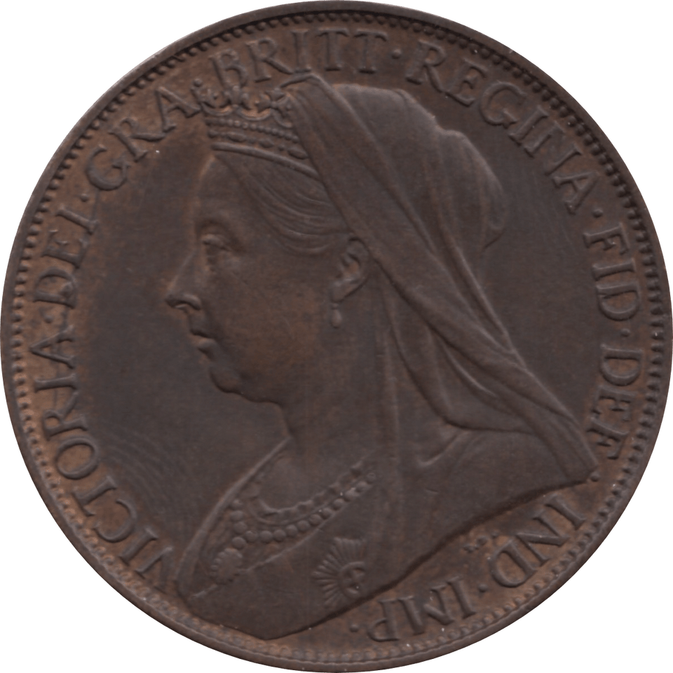 1901 PENNY 1 ( AUNC ) 37 - Penny - Cambridgeshire Coins