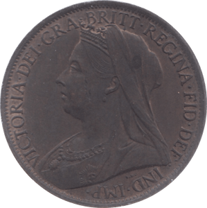 1901 PENNY ( AUNC ) 5 - Penny - Cambridgeshire Coins