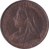 1901 PENNY ( AUNC ) B - Penny - Cambridgeshire Coins