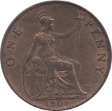 1901 PENNY ( AUNC ) - Penny - Cambridgeshire Coins
