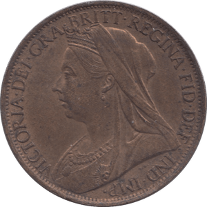 1901 PENNY ( AUNC ) - Penny - Cambridgeshire Coins