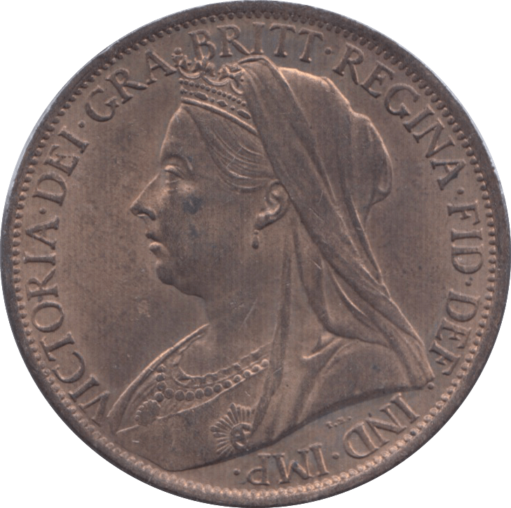 1901 PENNY ( BU ) 1 - Penny - Cambridgeshire Coins