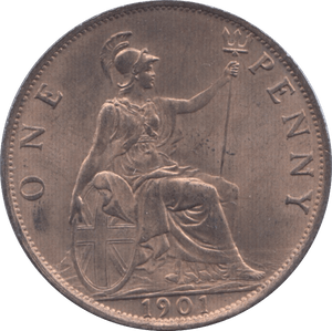1901 PENNY ( BU ) 1 - Penny - Cambridgeshire Coins