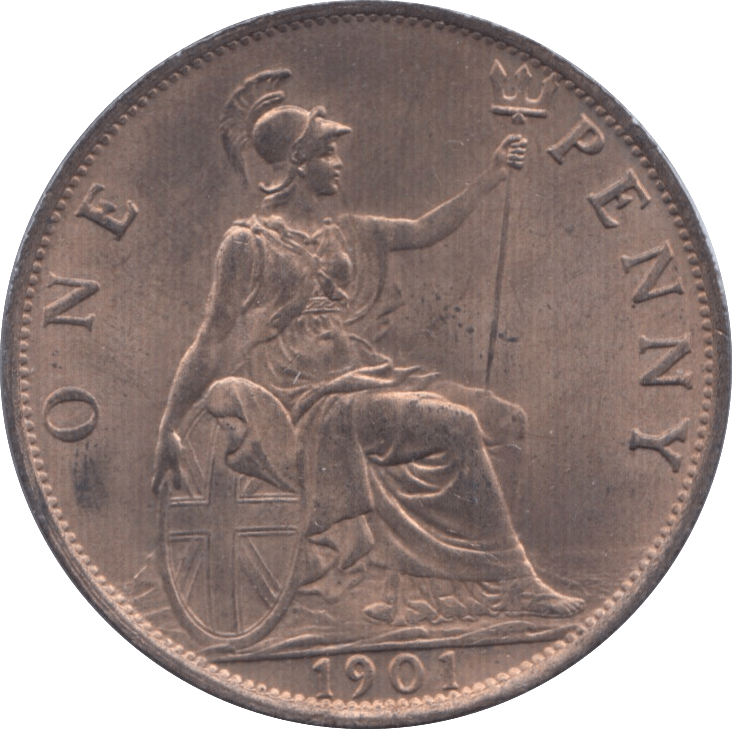 1901 PENNY ( BU ) 1 - Penny - Cambridgeshire Coins