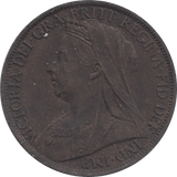 1901 PENNY ( EF ) 3 - Penny - Cambridgeshire Coins