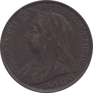 1901 PENNY ( EF ) 8 - Penny - Cambridgeshire Coins