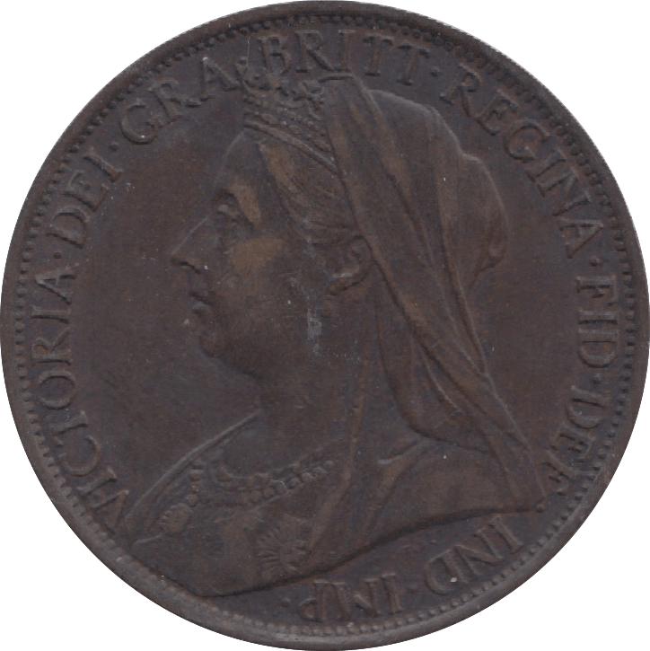 1901 PENNY ( EF ) 8 - Penny - Cambridgeshire Coins