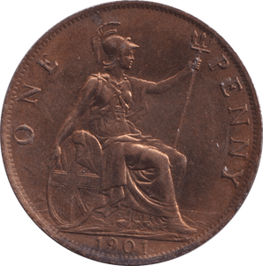 1901 PENNY ( EF ) - Penny - Cambridgeshire Coins