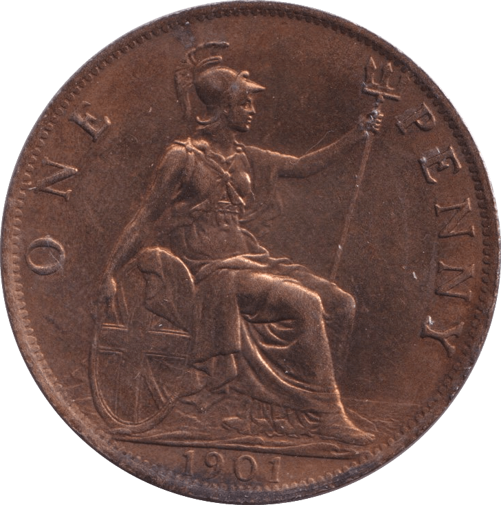 1901 PENNY ( EF ) - Penny - Cambridgeshire Coins