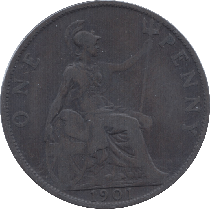 1901 PENNY ( FINE ) 3 - Penny - Cambridgeshire Coins