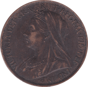1901 PENNY ( GVF ) - Penny - Cambridgeshire Coins