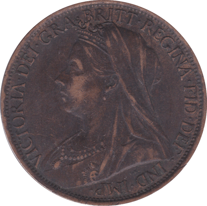 1901 PENNY ( GVF ) - Penny - Cambridgeshire Coins