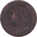 1901 PENNY ( GVF ) - Penny - Cambridgeshire Coins