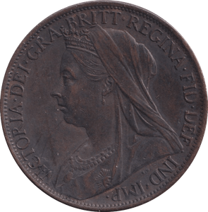 1901 PENNY ( GVF ) - Penny - Cambridgeshire Coins