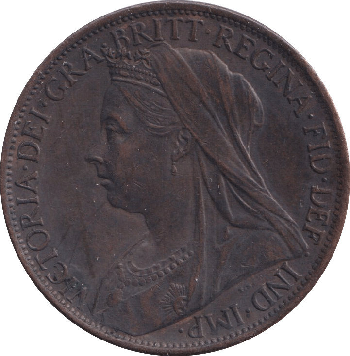 1901 PENNY ( GVF ) - Penny - Cambridgeshire Coins