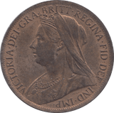 1901 PENNY ( UNC ) 10 - Penny - Cambridgeshire Coins