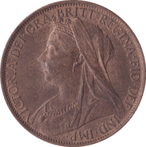 1901 PENNY ( UNC ) B - Penny - Cambridgeshire Coins