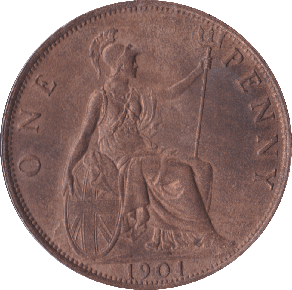 1901 PENNY ( UNC ) B - Penny - Cambridgeshire Coins