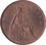 1901 PENNY ( UNC ) B - Penny - Cambridgeshire Coins