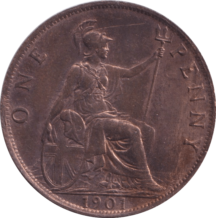 1901 PENNY ( UNC ) - Penny - Cambridgeshire Coins