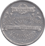 1901 QUEEN VICTORIA DEATH MEDAL GREAT BRITAIN REF 1 39CM - MEDALLIONS - Cambridgeshire Coins