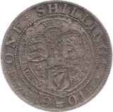 1901 SHILLING 2 ( GF ) - Shilling - Cambridgeshire Coins