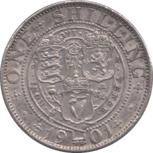 1901 SHILLING ( EF ) 2 - Shilling - Cambridgeshire Coins