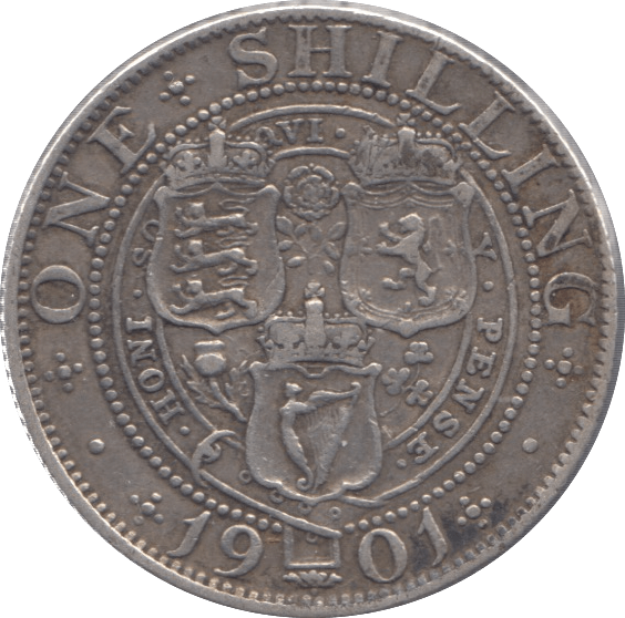 1901 SHILLING ( EF ) - Shilling - Cambridgeshire Coins