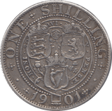 1901 SHILLING ( EF ) - Shilling - Cambridgeshire Coins