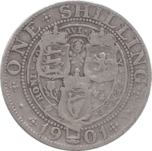 1901 SHILLING ( FINE ) 13 - Shilling - Cambridgeshire Coins