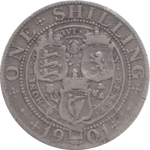 1901 SHILLING ( FINE ) 13 - Shilling - Cambridgeshire Coins