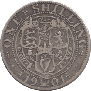1901 SHILLING ( FINE ) 7 - Shilling - Cambridgeshire Coins