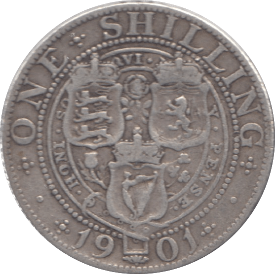1901 SHILLING ( FINE ) - Shilling - Cambridgeshire Coins