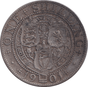 1901 SHILLING ( FINE ) - Shilling - Cambridgeshire Coins