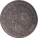 1901 SHILLING ( FINE ) - Shilling - Cambridgeshire Coins