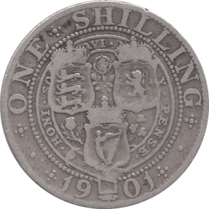 1901 SHILLING ( NF ) 5 - SHILLING - Cambridgeshire Coins