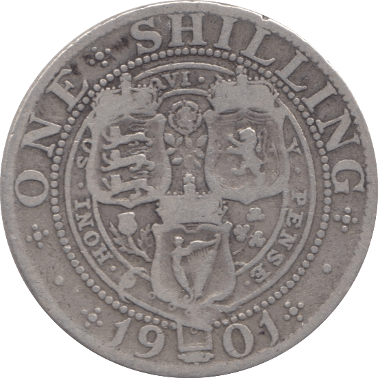 1901 SHILLING ( NF ) 5 - SHILLING - Cambridgeshire Coins