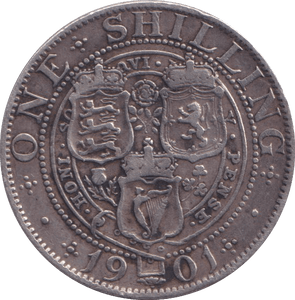 1901 SHILLING ( VF ) - Shilling - Cambridgeshire Coins