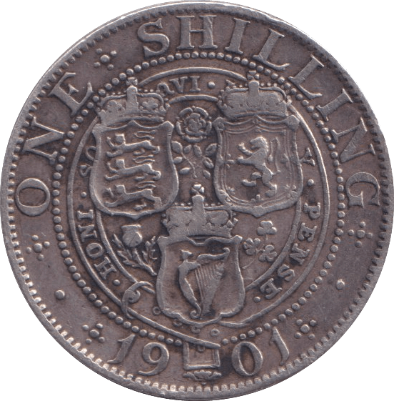1901 SHILLING ( VF ) - Shilling - Cambridgeshire Coins