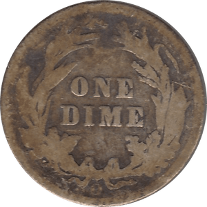 1901 SILVER DIME USA - SILVER WORLD COINS - Cambridgeshire Coins