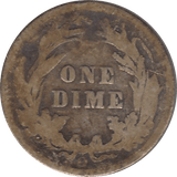 1901 SILVER DIME USA - SILVER WORLD COINS - Cambridgeshire Coins